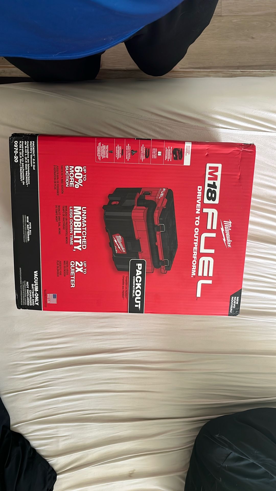 Milwaukee M18 Packout Vacuum(BRAND NEW IN BOX)