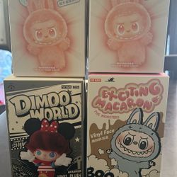 PopMart Labubu Big Into Energy, Exciting Macaron & Dimoo World