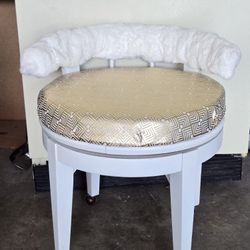 Vintage Vanity Wood Chair