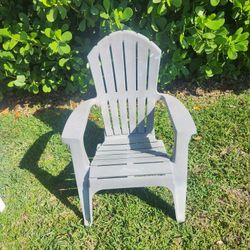 Adirondack Plastic Chair Grey