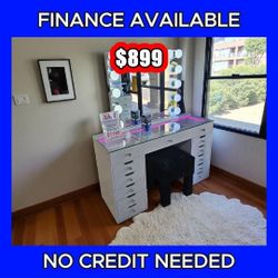 🔥 VANITY + MIRROR DEAL! 💄 ✨ ¡OFERTA DE VANITY CON ESPEJO! 💲Only $899  🚚 Delivery Available / FINANCE AVAILABLE  📦 #ITEM VANITY