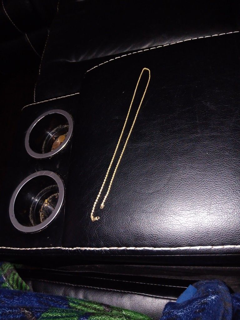 10k Solid gold rope chain