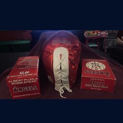 LA Angels SGA Lot, Mint, Perfect Shape! Bobblehead, Rally Monkey Clock And Luche Wrestling Mask!