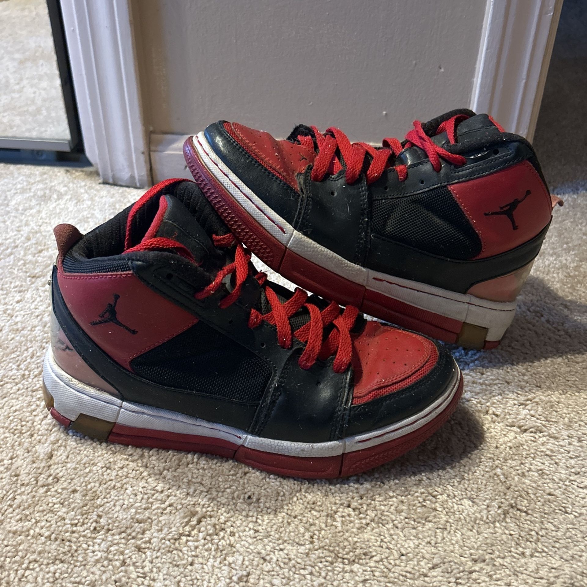 Nike Jordan Old School Rare Red And Black 