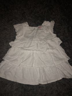 White ruffle dress