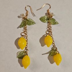 Lemon earrings