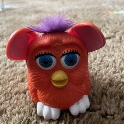 Orange Plastic McDonalds Ferbie 