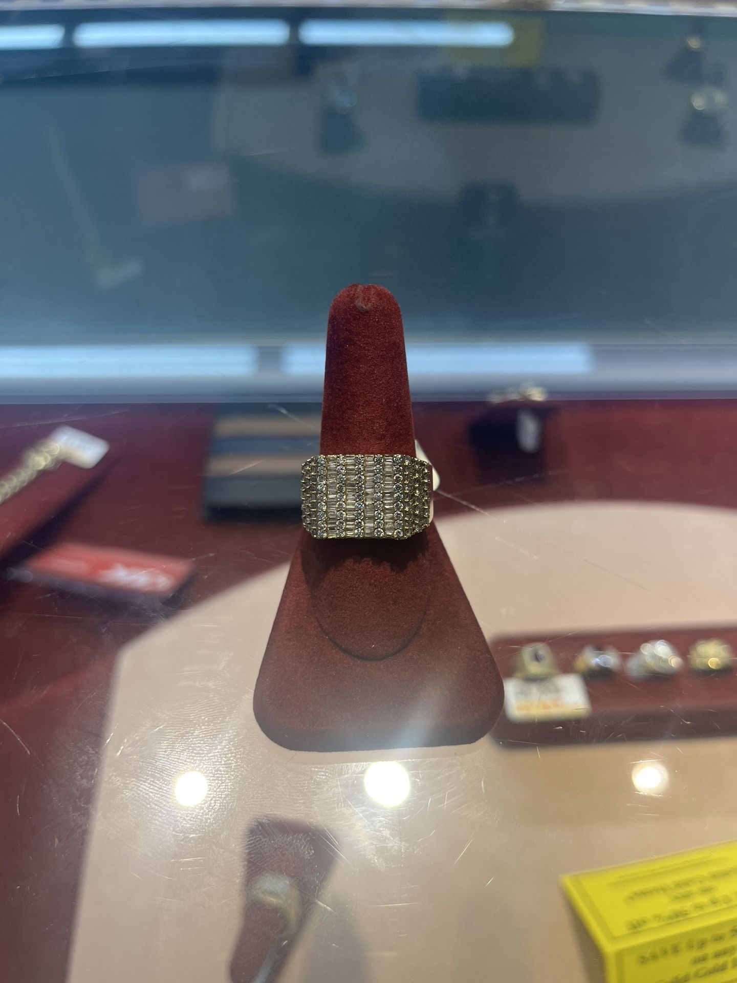 Cluster Ring 10k 9.8 Grms Size 10