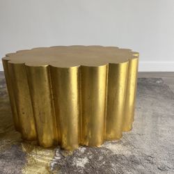 Golden Metallic Center Table