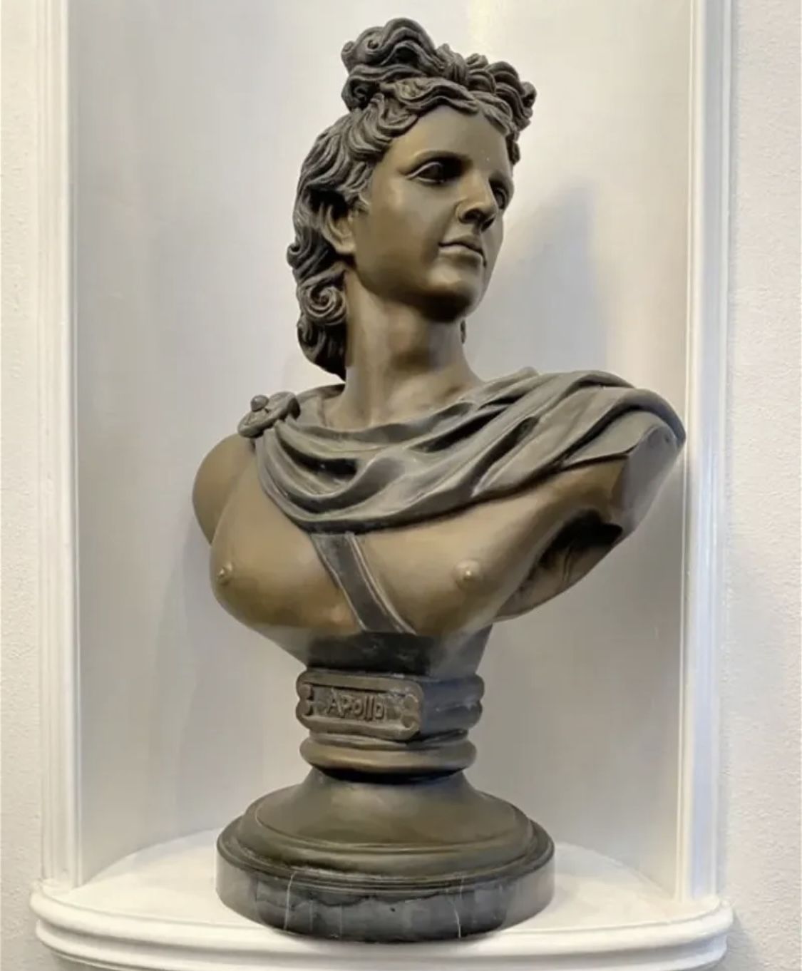 Life Size Bronze Apollo Sculpture
