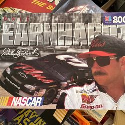 NASCAR Dale Earnhardt Puzzle 200 Pieces Vintage Milton Bradley 
