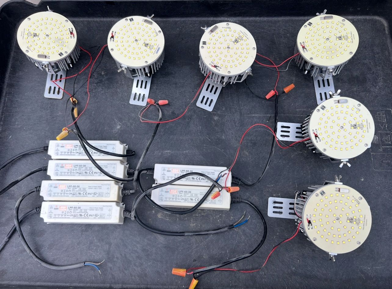 6 Pc. LED Retrofit Kit 45 Watt, 5000K , 120-277 Volt. $20 Each or $100 for all.