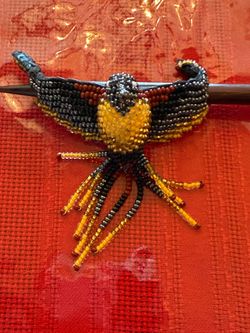 Beaded Hummingbird Hair Barrett