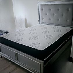 NEW QUEEN-SIZE MATTRESS & BOX SPRING - 2PC