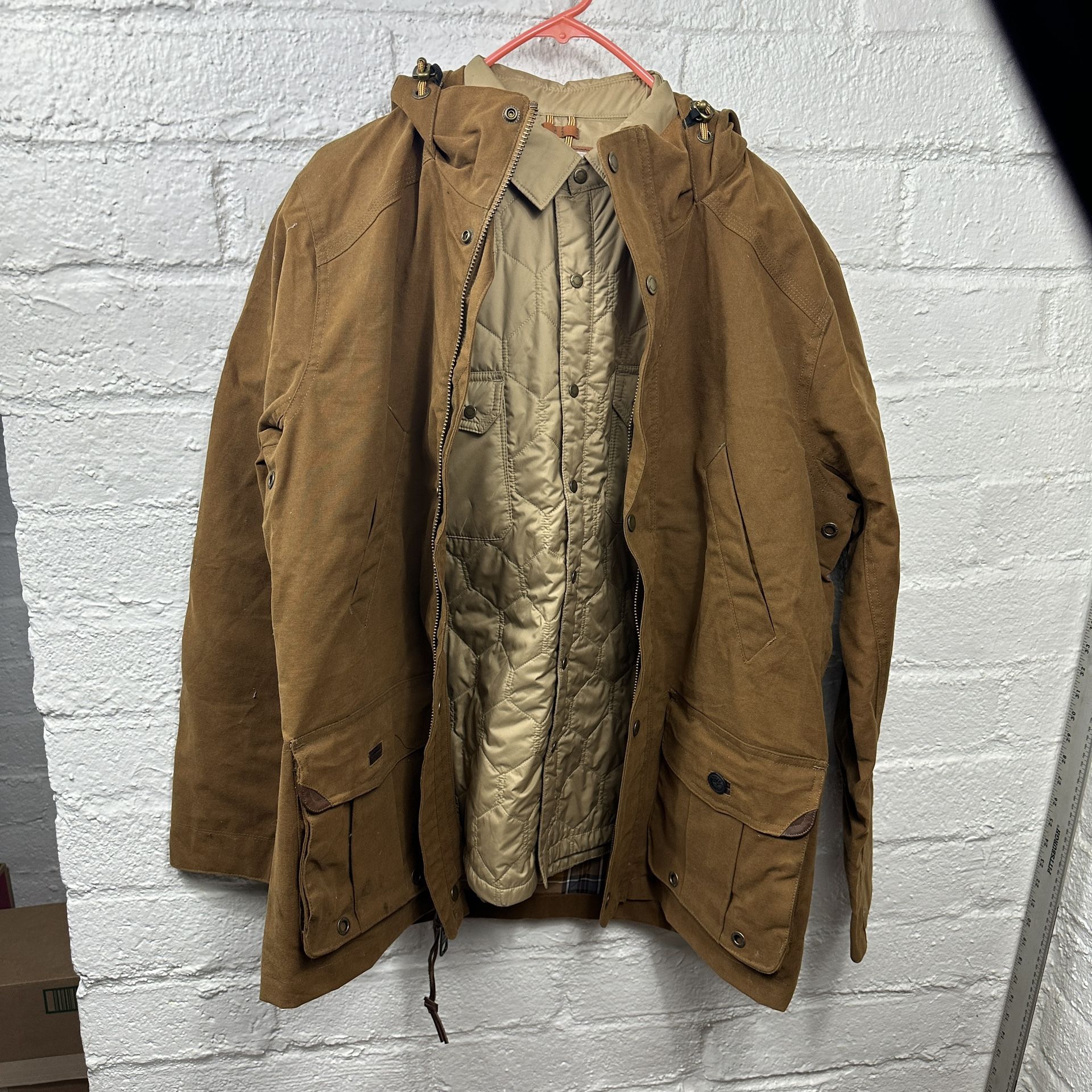 Canvas Jacket Timberland Tan Jacket Timberland Mount Davis 3in1