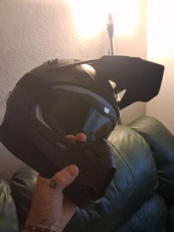Matte Black Full Face Motorcycle Helmet