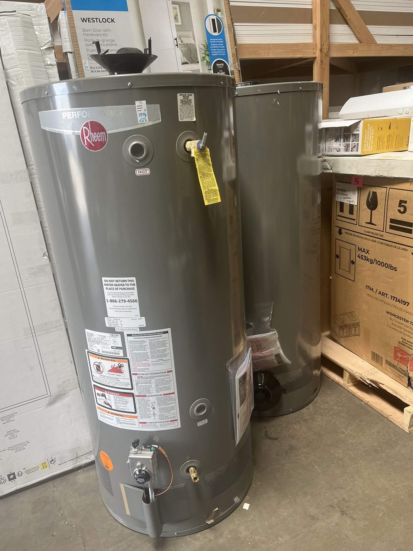 Rheem Performance 75 Gal. Tall 6-Year 75,100 BTU Ultra Low NOx Natural Gas Water Heater