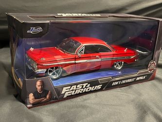 Dom’s ‘61 Impala  1:24 Scale Fast & Furious diecast car