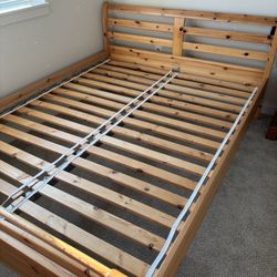 Queen mattress and Bed Frame
