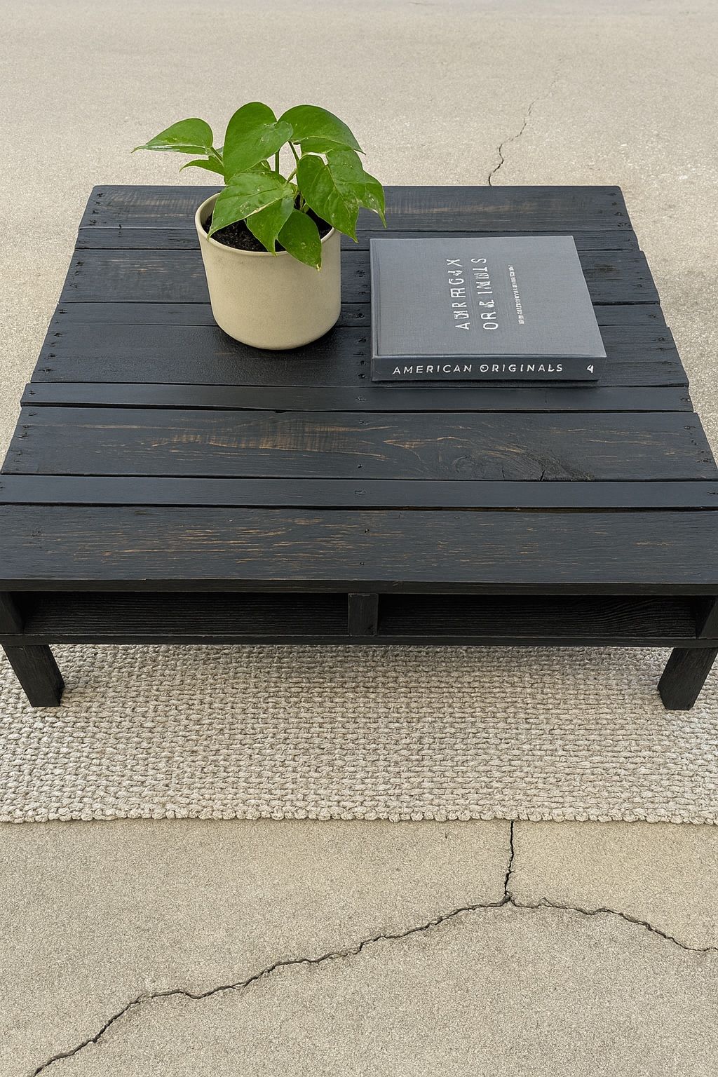 Real Wood Coffee Table 