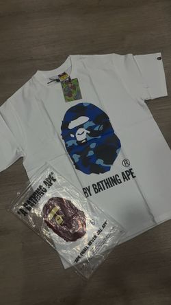 blue bape shirt (read description)