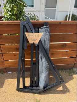 FREE king bed frame. Black