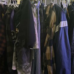 Different prices A Lot Of Jackets, And Some Shirts 