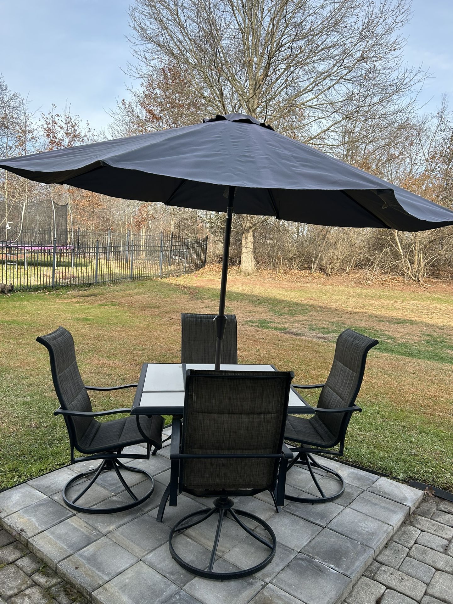 Grey Patio Set