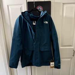 North Face DryVent Mono Triclimate TNF Black, Large, 3 In 1 - NEW