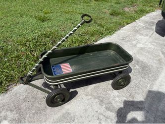 Vintage Steel green wagon
