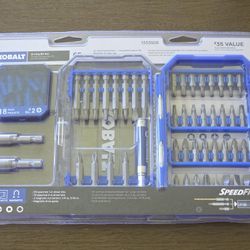 Kobalt Screwdriver Driving Bit Set 65 Piece