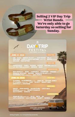 2 SUNDAY DAY TRIP VIP