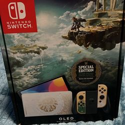 NINTENDO SWITCH OLED ZELDA SPECIAL EDITION IN BOX