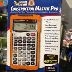 Calculated Industries 4065 Construction Master Pro Advanced Construction Math Feet-inch-Fraction Calculator