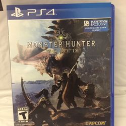 Monster hunter world ps4