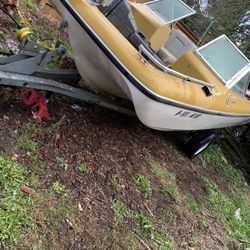 1974 Tri Hull  & 1974 Trailer 