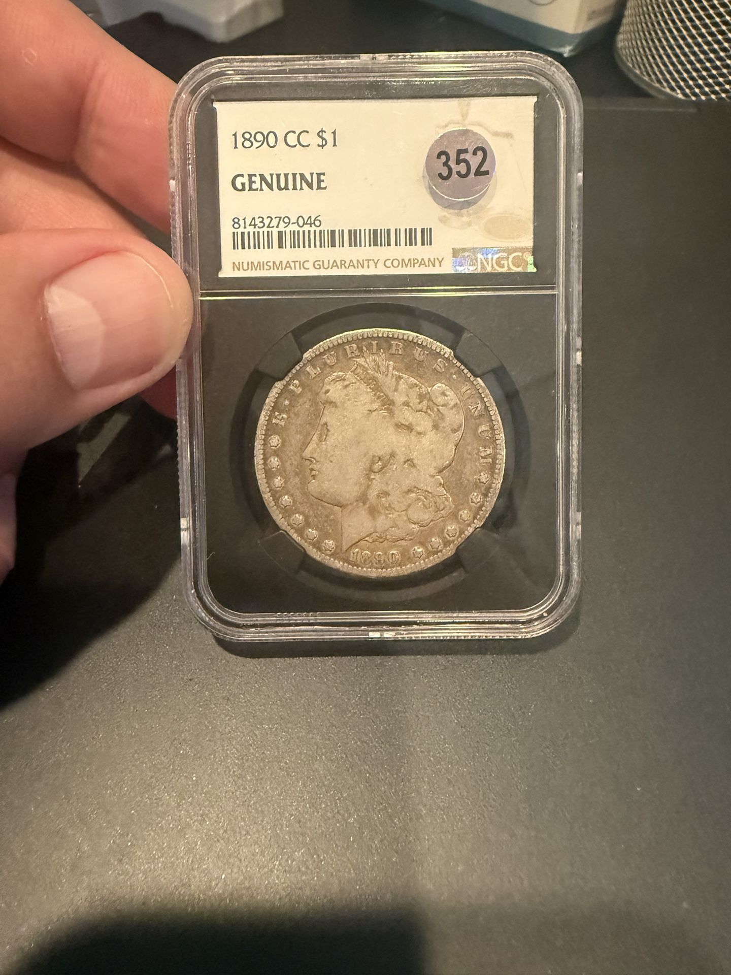 1890 CC Morgan Silver Dollar 