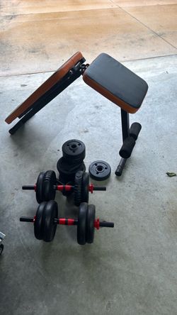 Weight and bench