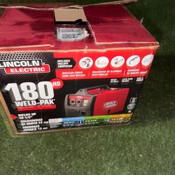 Lincoln electric Weld-Pak 180 Amp MIG Flux-Core Wire Feed Welder, 230V, Aluminum Welder 