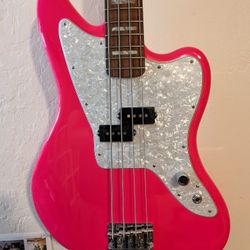 HMNIM Mark Hoppus Signature Bass - Hot Pink