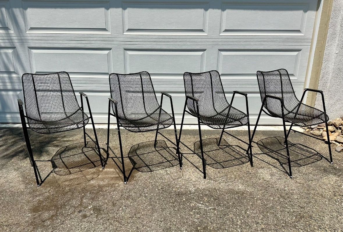 RARE Vintage Mid Century Woodard Armchairs