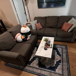 2 Grey Couches 