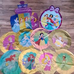 Disney Princess Balloons Princess Decorations Frozen, Cinderella, Sleeping Beauty, Little Mermaid, Rapunzel, Belle