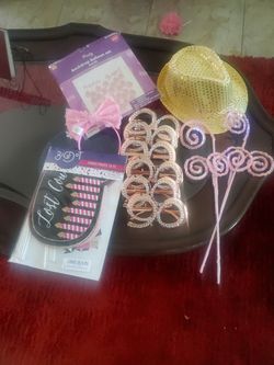 90th Birthday Photo Booth Props