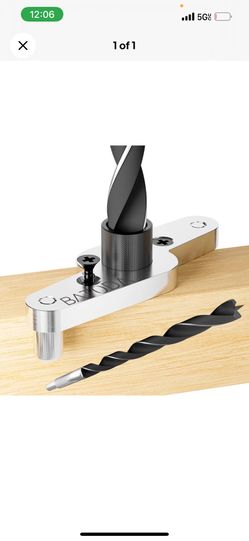 BATODA Dowel Jig Kit for Floating Shelf Bracket - 1/2 3.7 x 1.2 x 0.8, Silver 