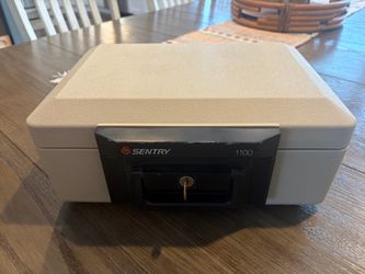 Sentry 1100 Fire-Resistant Safe / Lock Box with Key