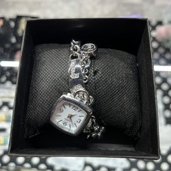 Silver Love Bracelet Watch