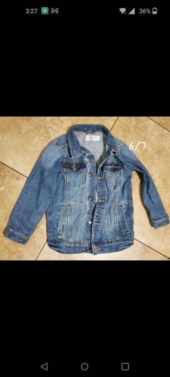 Jean Jacket Size 6/7