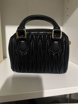 Small black handbag