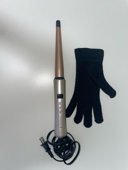 Remington Shine 1/2” - 1” Tapered Barrel Curling Wand With Glove